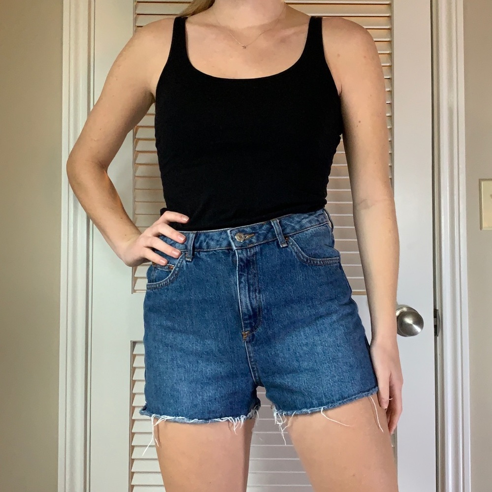 Top shop jean shorts